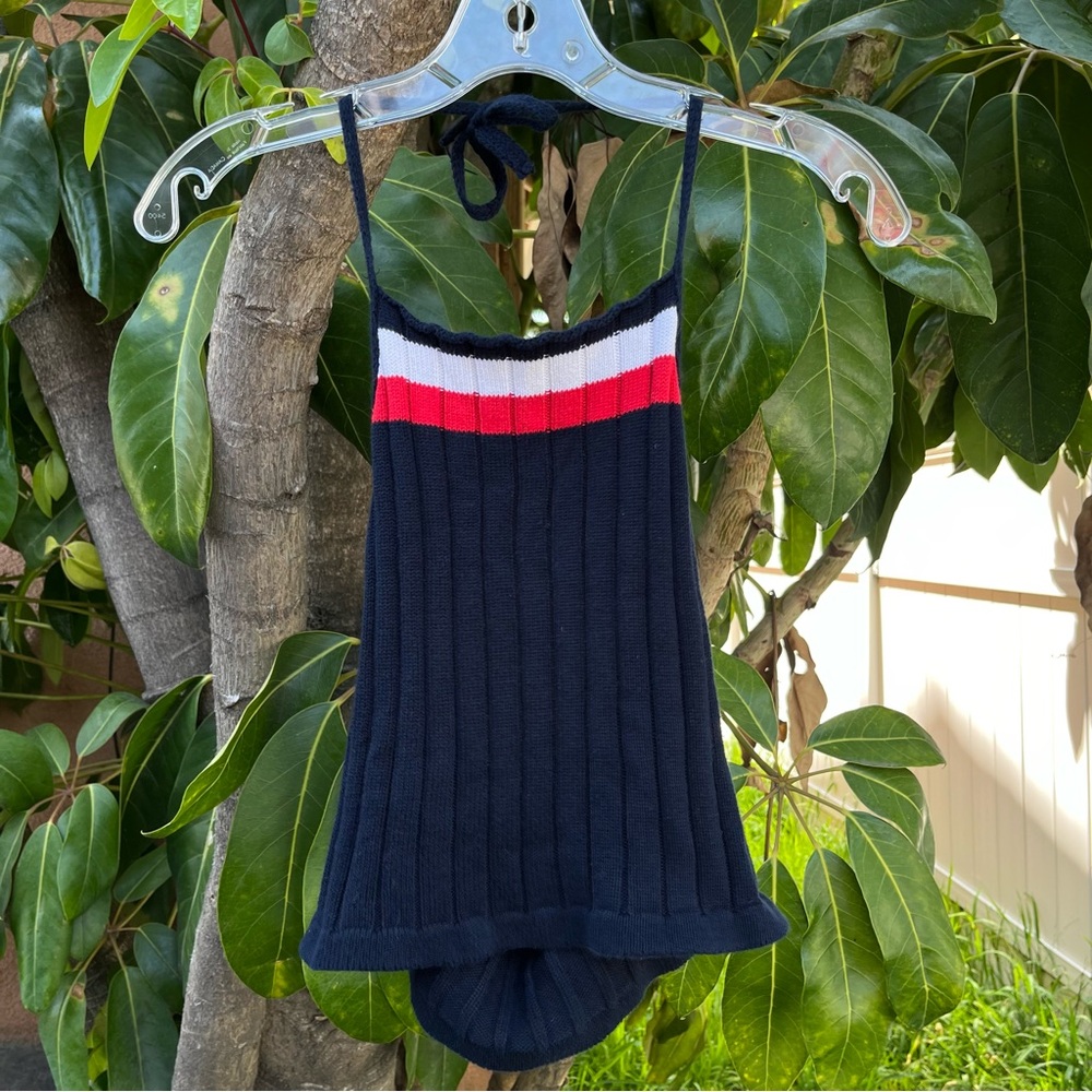 Brandy Melville Knit Delta Halter Top.